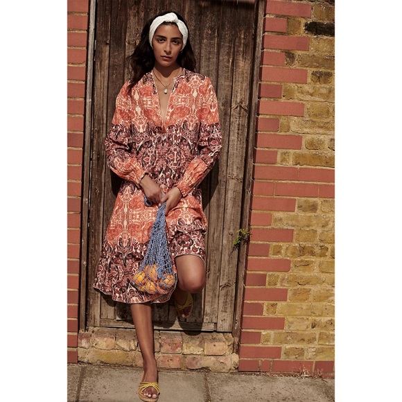 Anthropologie Elayna Midi Dress